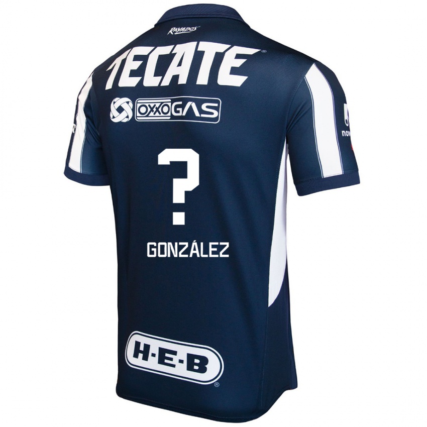 Homem Camisola Irvin González #0 Azul Vermelho Branco Principal 2024/25 Camisa