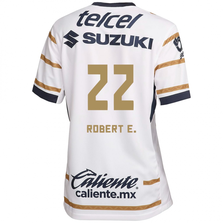 Homem Camisola Robert Ergas #22 Obsidiana Branca Principal 2024/25 Camisa