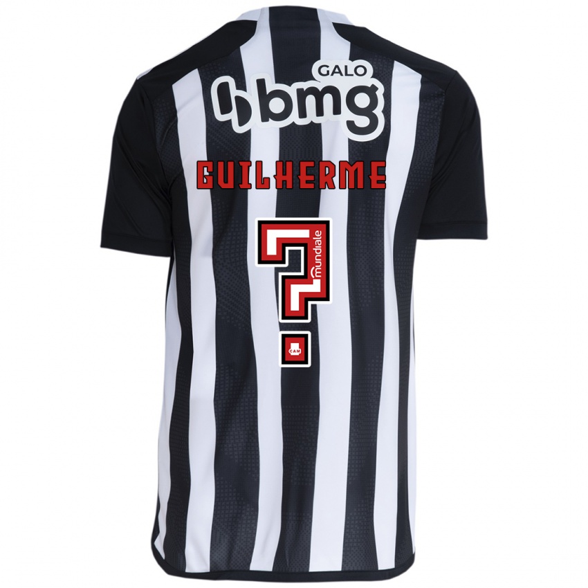 Homem Camisola Kauan Guilherme #0 Branco Preto Principal 2024/25 Camisa