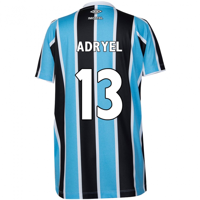 Homem Camisola Adryel #13 Azul Preto Branco Principal 2024/25 Camisa