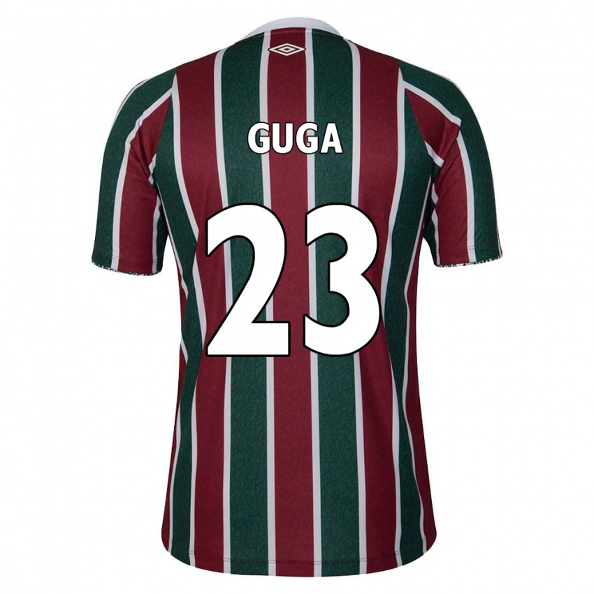 Homem Camisola Guga #23 Verde Castanho Branco Principal 2024/25 Camisa