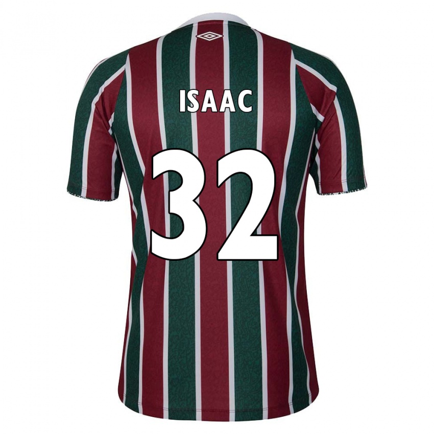 Homem Camisola Isaac #32 Verde Castanho Branco Principal 2024/25 Camisa