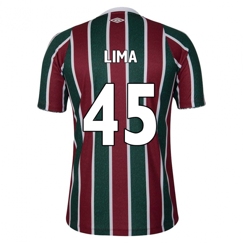 Homem Camisola Lima #45 Verde Castanho Branco Principal 2024/25 Camisa