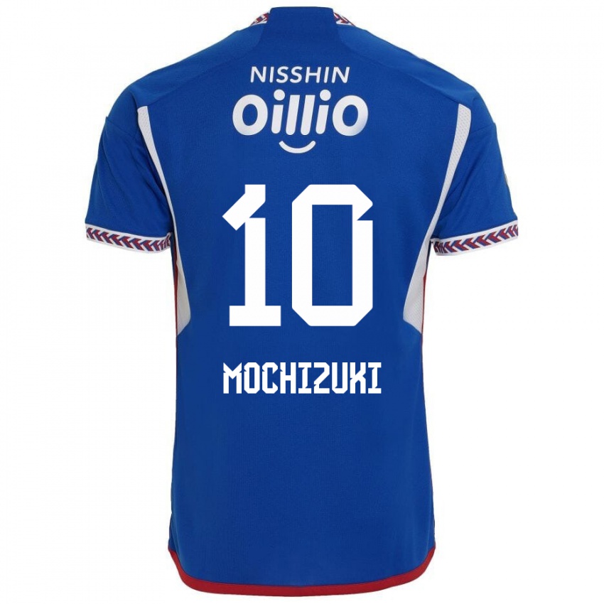 Homem Camisola Kohei Mochizuki #10 Azul Branco Vermelho Principal 2024/25 Camisa