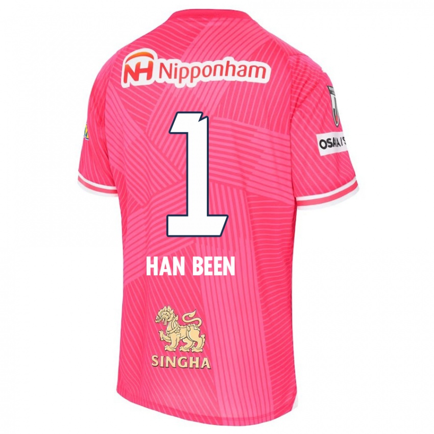 Homem Camisola Han-Been Yang #1 Rosa Branco Principal 2024/25 Camisa