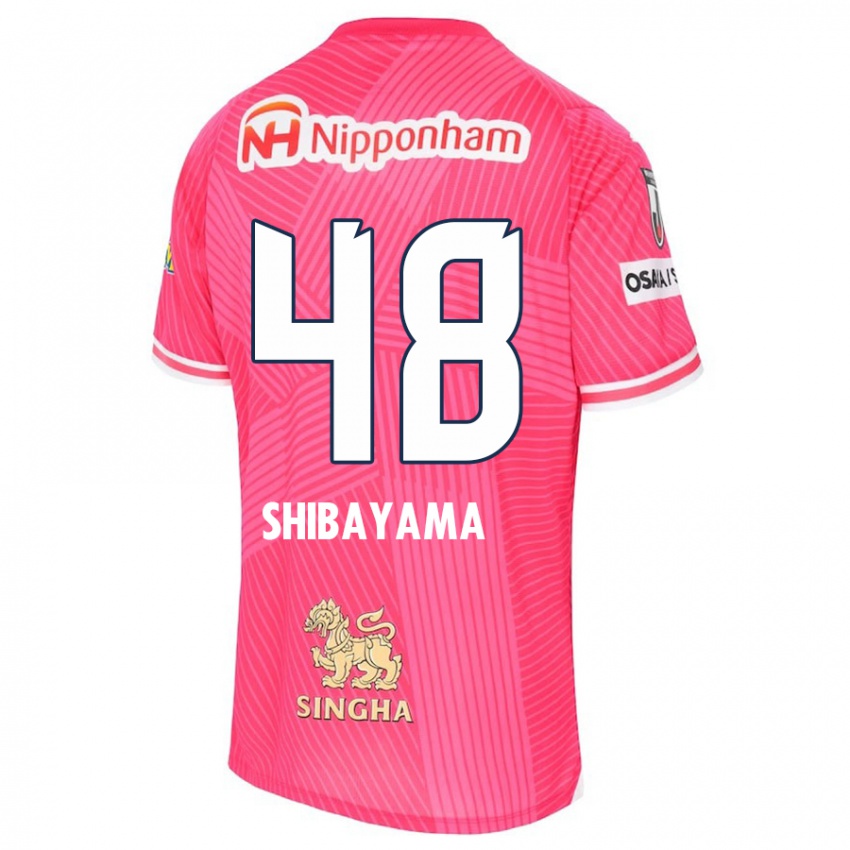 Homem Camisola Masaya Shibayama #48 Rosa Branco Principal 2024/25 Camisa