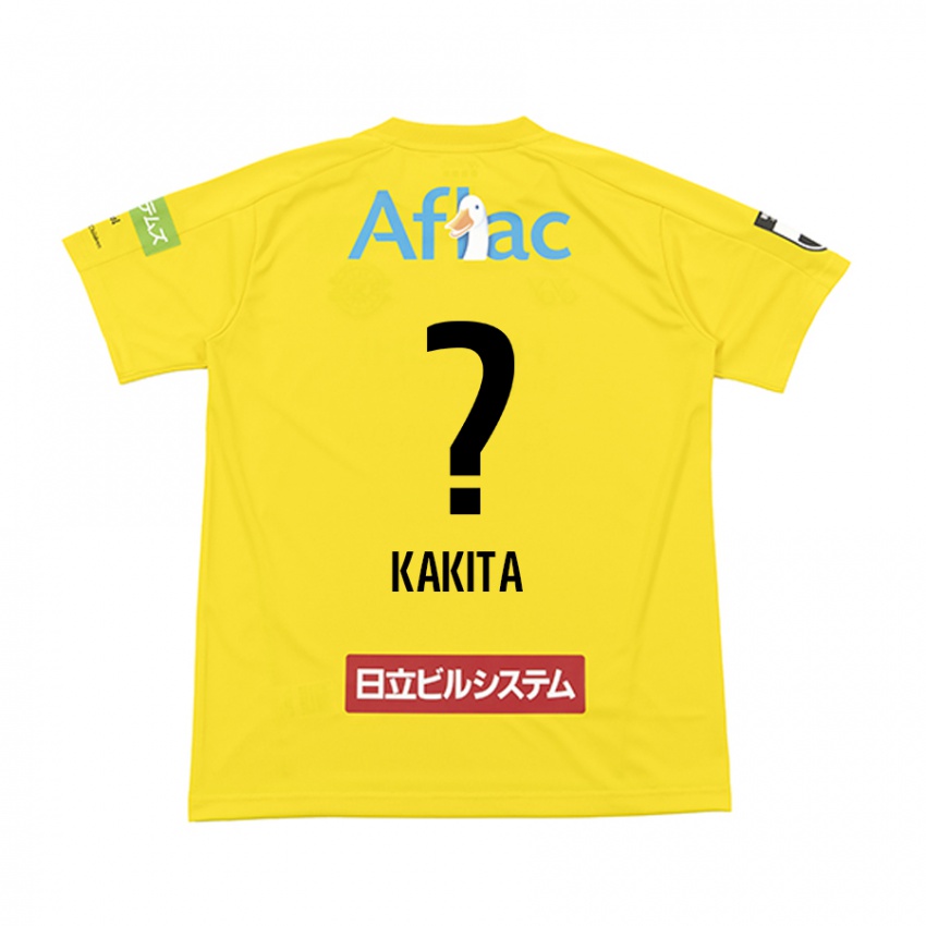 Homem Camisola Yuki Kakita #0 Amarelo Preto Principal 2024/25 Camisa