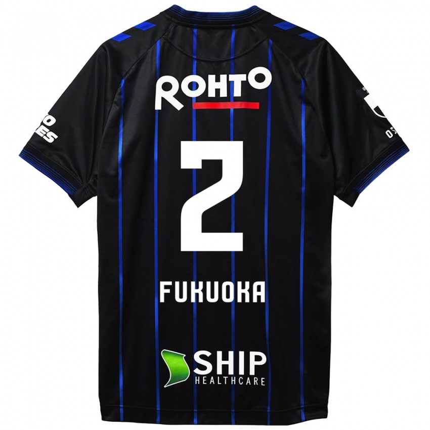 Homem Camisola Shota Fukuoka #2 Preto Azul Principal 2024/25 Camisa