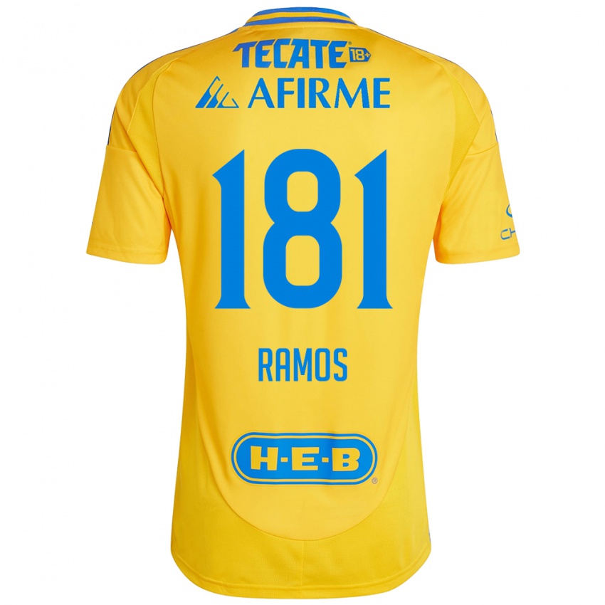 Homem Camisola Anthony Ramos #181 Ouro Amarelo Principal 2024/25 Camisa