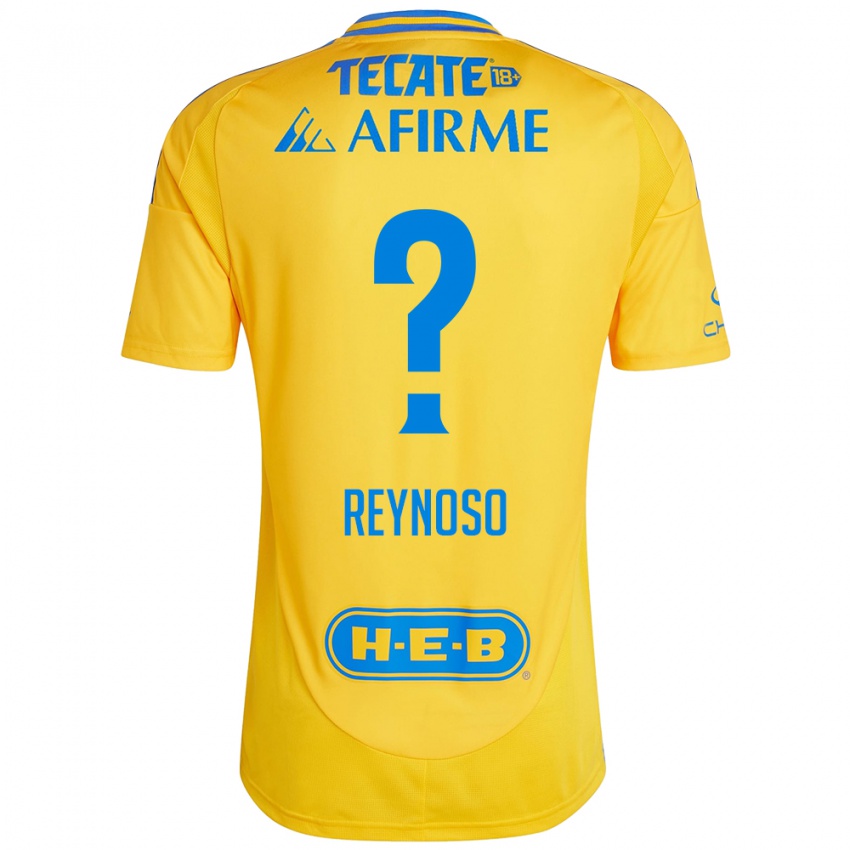 Homem Camisola Omar Reynoso #0 Ouro Amarelo Principal 2024/25 Camisa