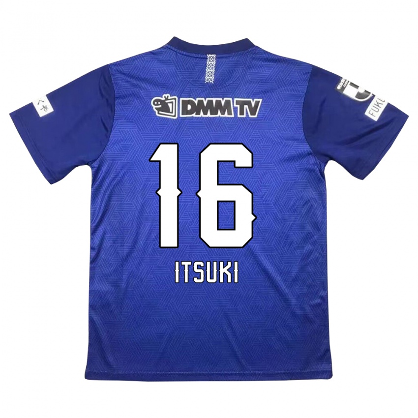 Homem Camisola Itsuki Oda #16 Azul Escuro Principal 2024/25 Camisa