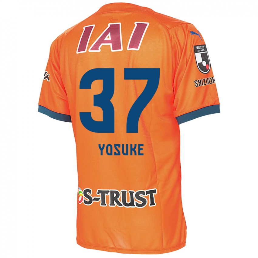 Homem Camisola Yosuke Morishige #37 Laranja Azul Principal 2024/25 Camisa