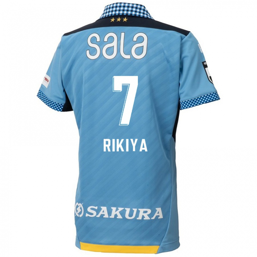 Homem Camisola Rikiya Uehara #7 Azul Preto Principal 2024/25 Camisa