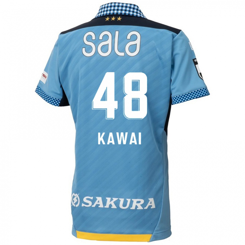 Homem Camisola Tokumo Kawai #48 Azul Preto Principal 2024/25 Camisa