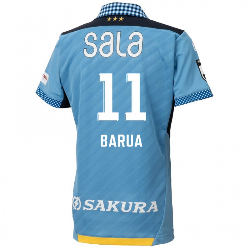 Homem Camisola Roi Barua #11 Azul Preto Principal 2024/25 Camisa