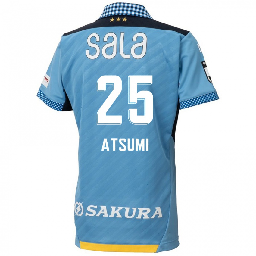 Homem Camisola Keita Atsumi #25 Azul Preto Principal 2024/25 Camisa