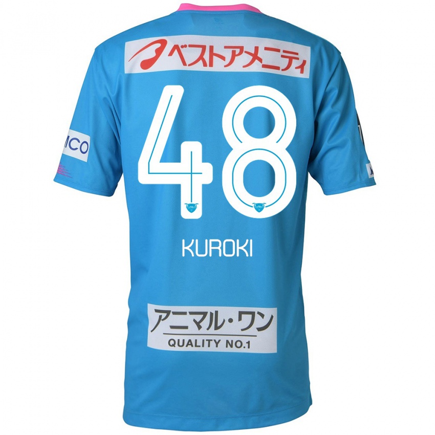 Homem Camisola Yuya Kuroki #48 Azul Rosa Principal 2024/25 Camisa