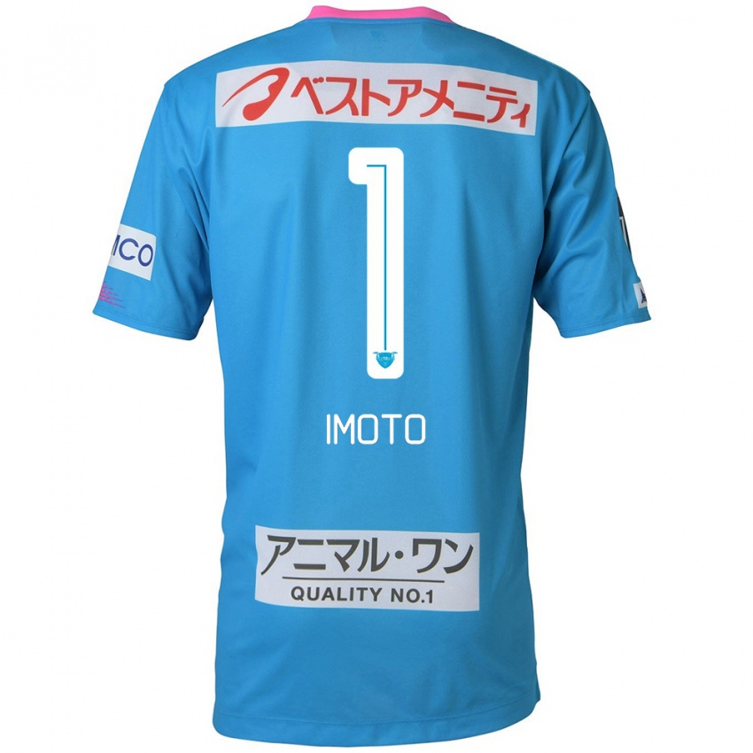 Homem Camisola Kota Imoto #1 Azul Rosa Principal 2024/25 Camisa