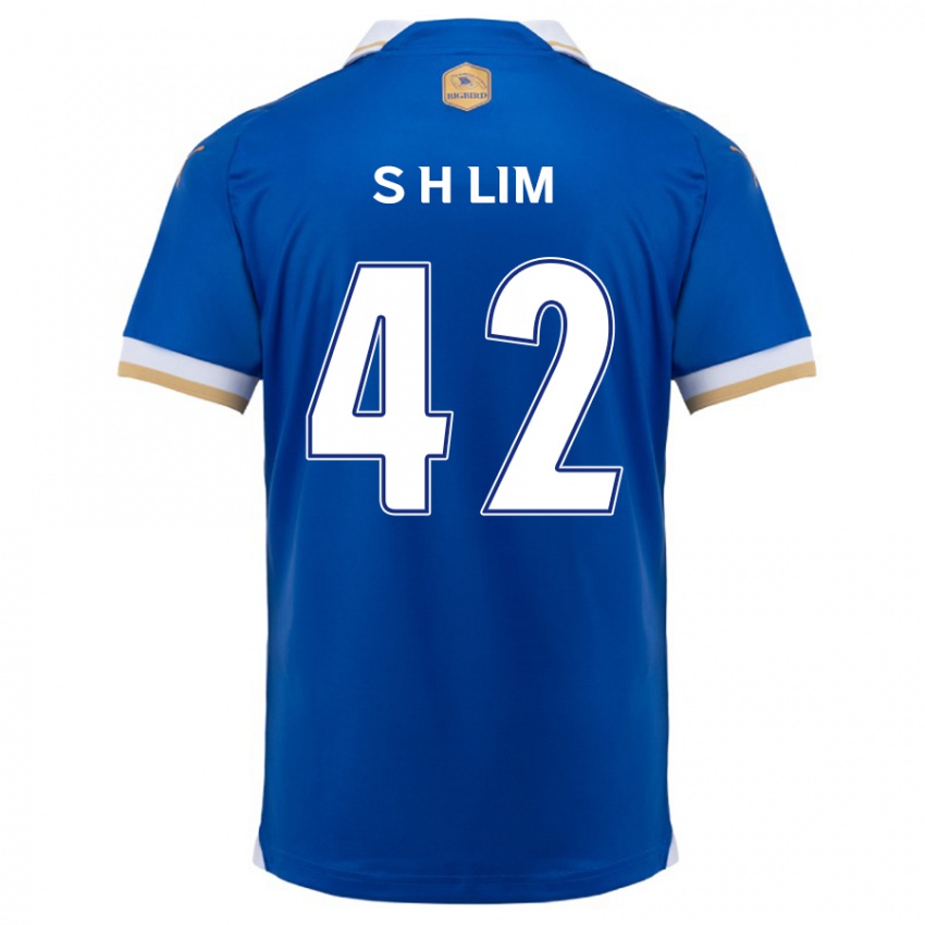 Homem Camisola Hyun-Sub Lim #42 Branco Azulado Principal 2024/25 Camisa