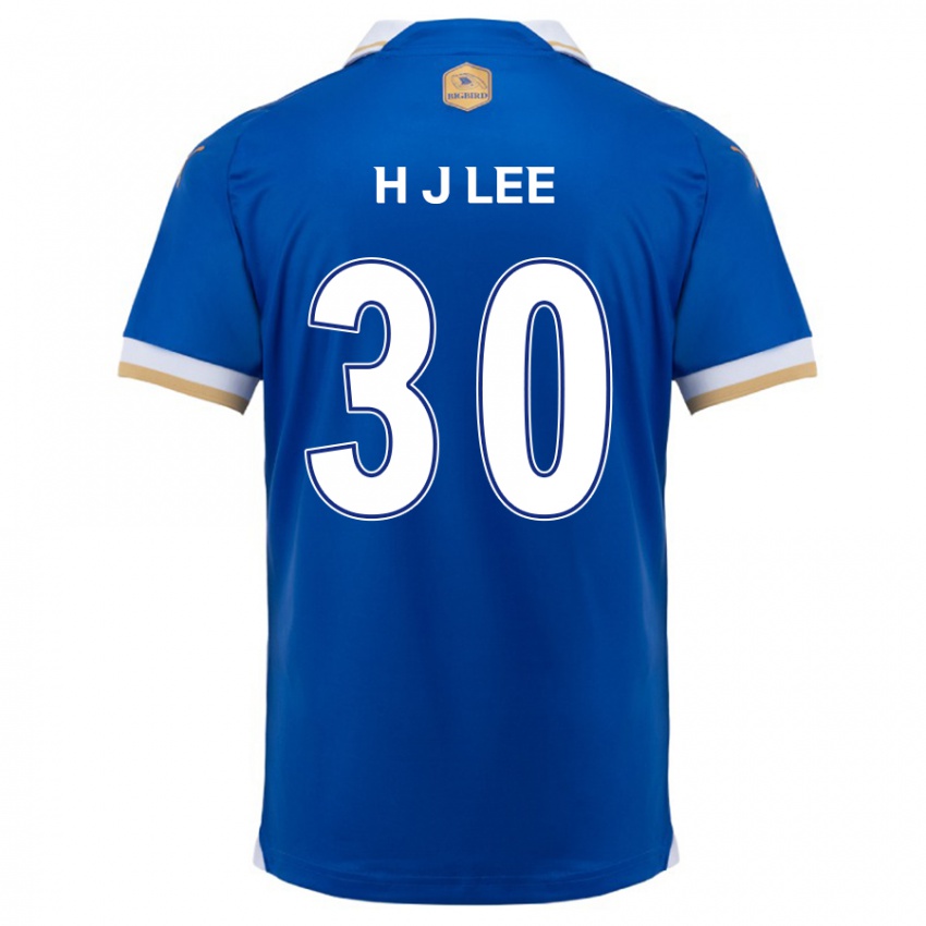 Homem Camisola Ji-Ho Lee #30 Branco Azulado Principal 2024/25 Camisa