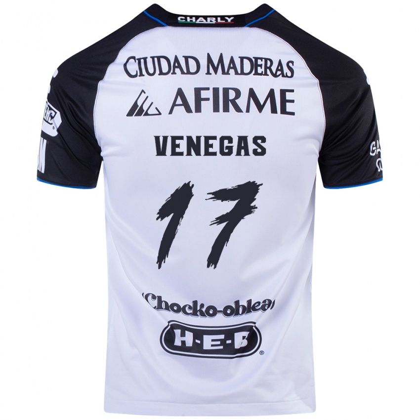 Homem Camisola Francisco Venegas #17 Preto Azul Principal 2024/25 Camisa