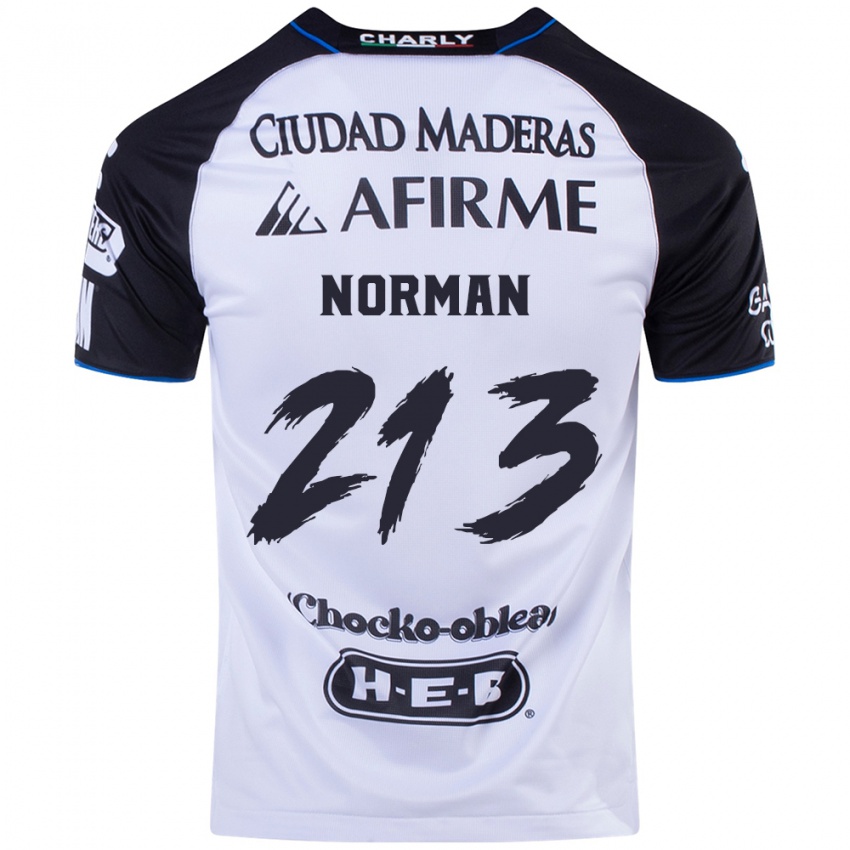 Homem Camisola Humberto Norman #213 Preto Azul Principal 2024/25 Camisa