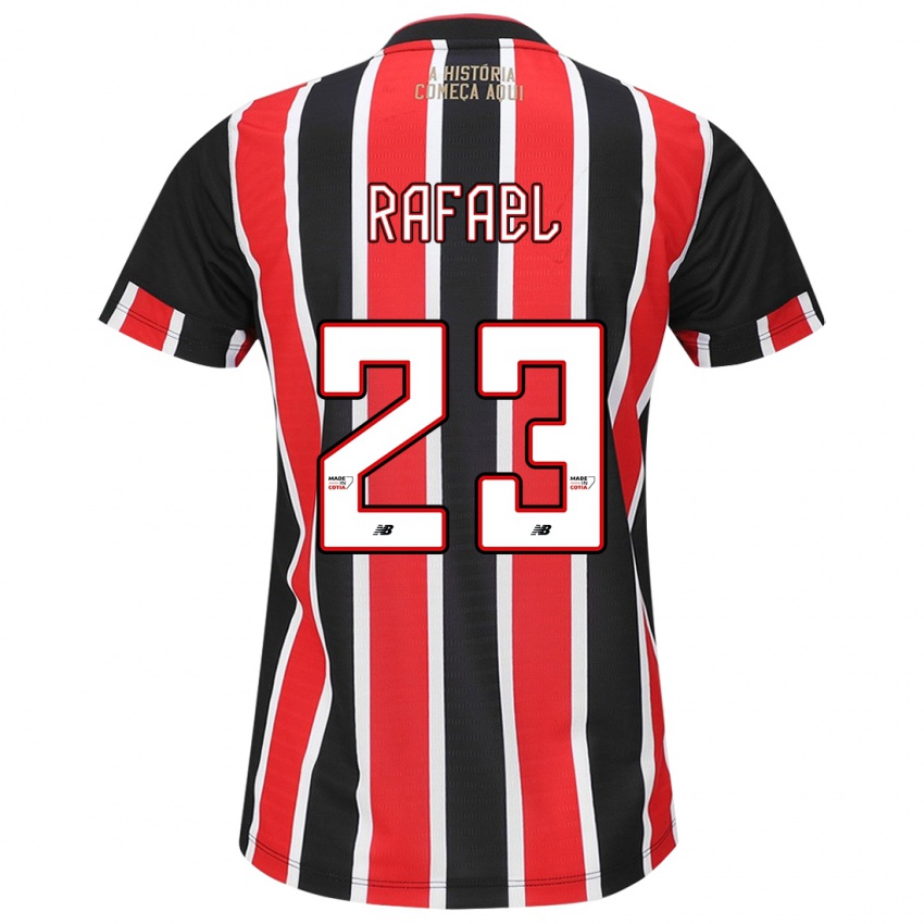 Homem Camisola Rafael #23 Preto Vermelho Branco Alternativa 2024/25 Camisa