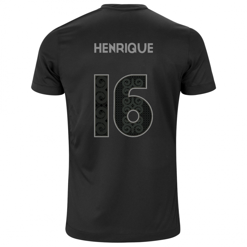 Homem Camisola Pedro Henrique #16 Preto Alternativa 2024/25 Camisa