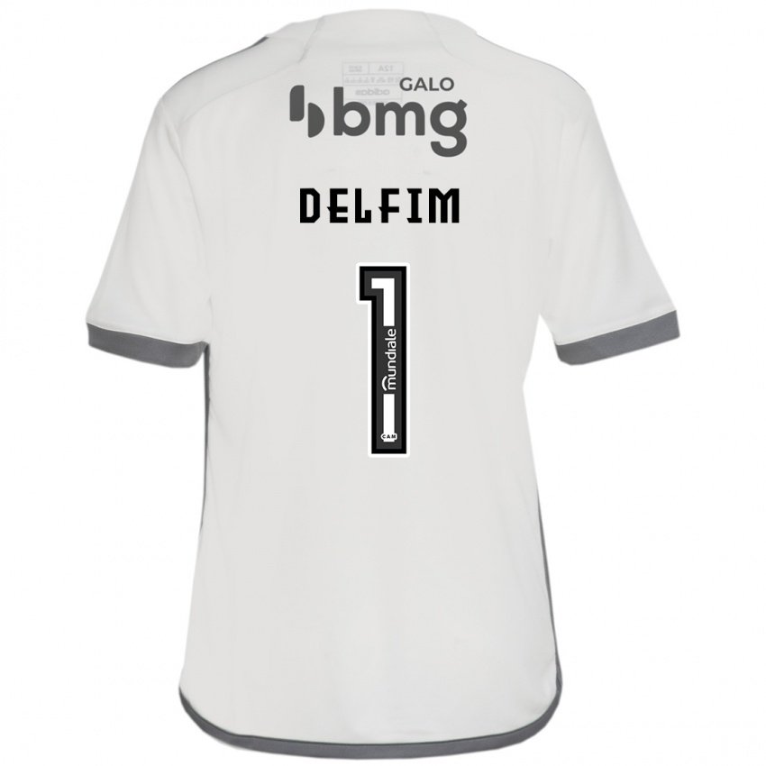 Homem Camisola Gabriel Delfim #1 Off White Alternativa 2024/25 Camisa