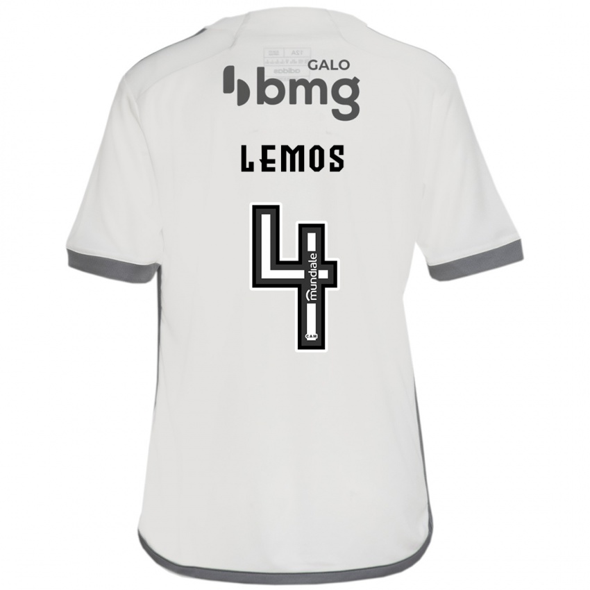 Homem Camisola Mauricio Lemos #4 Off White Alternativa 2024/25 Camisa