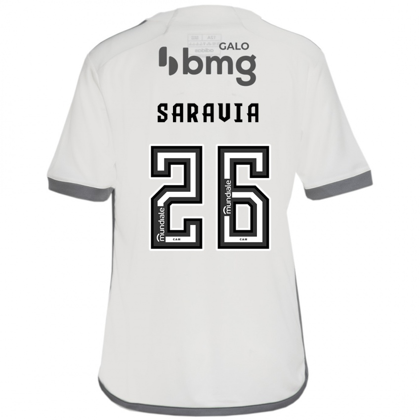 Homem Camisola Renzo Saravia #26 Off White Alternativa 2024/25 Camisa