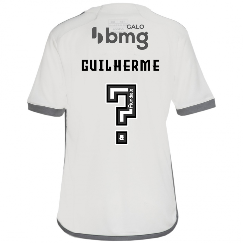 Homem Camisola Kauan Guilherme #0 Off White Alternativa 2024/25 Camisa