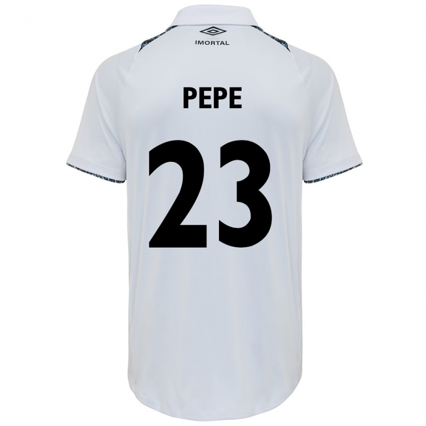 Homem Camisola Pepê #23 Branco Azul Alternativa 2024/25 Camisa