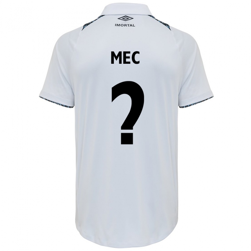 Homem Camisola Gabriel Mec #0 Branco Azul Alternativa 2024/25 Camisa