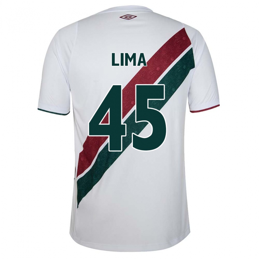 Homem Camisola Lima #45 Branco Verde Castanho Alternativa 2024/25 Camisa