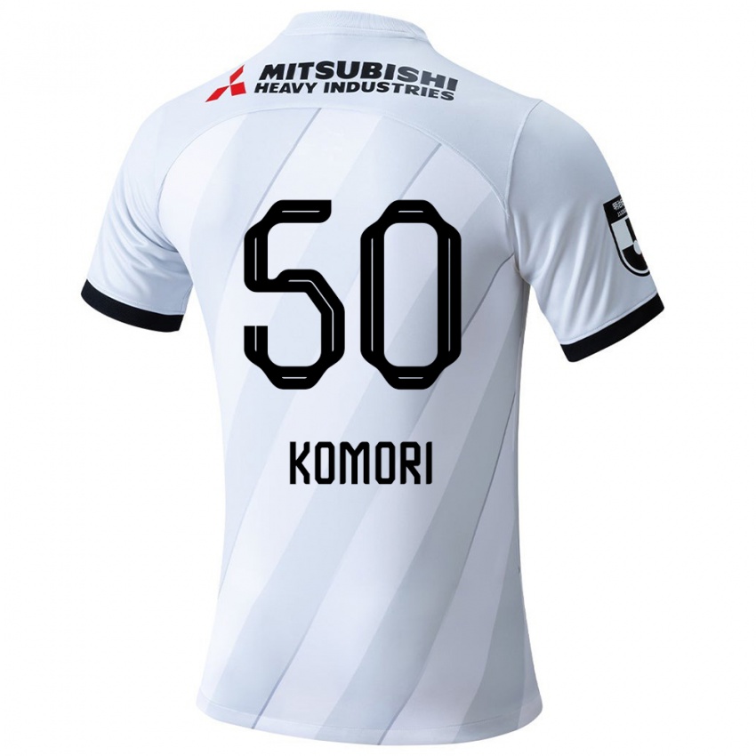 Homem Camisola Haruki Komori #50 Branco Cinza Alternativa 2024/25 Camisa