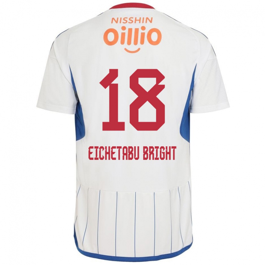 Homem Camisola Kai Eichetabu Bright #18 Branco Azul Vermelho Alternativa 2024/25 Camisa