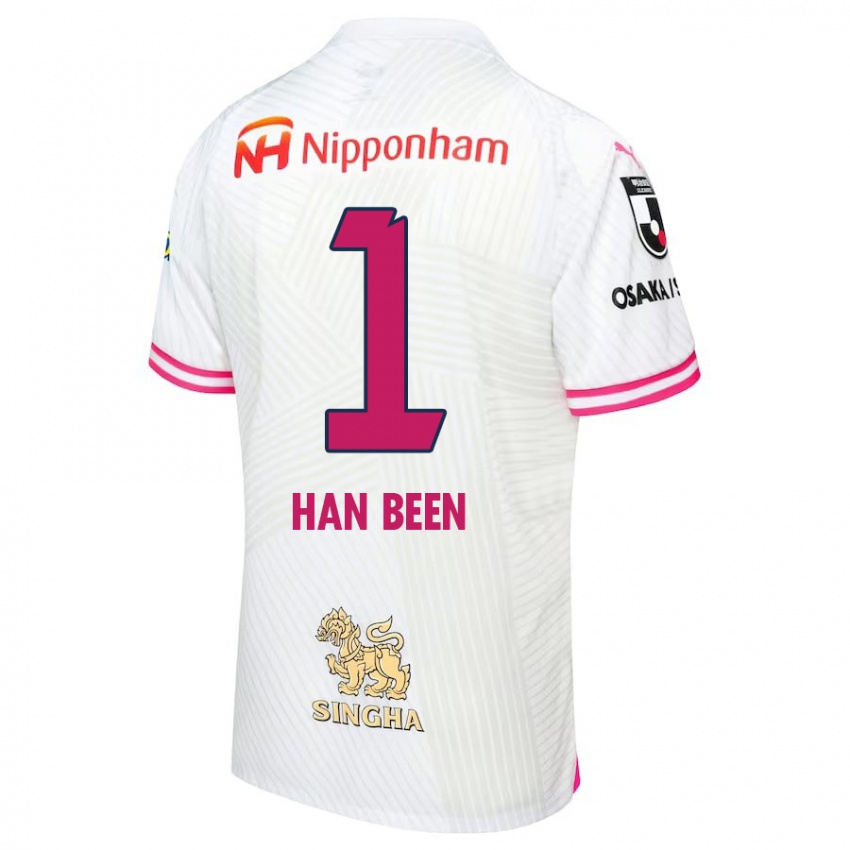 Homem Camisola Han-Been Yang #1 Branco Rosa Alternativa 2024/25 Camisa