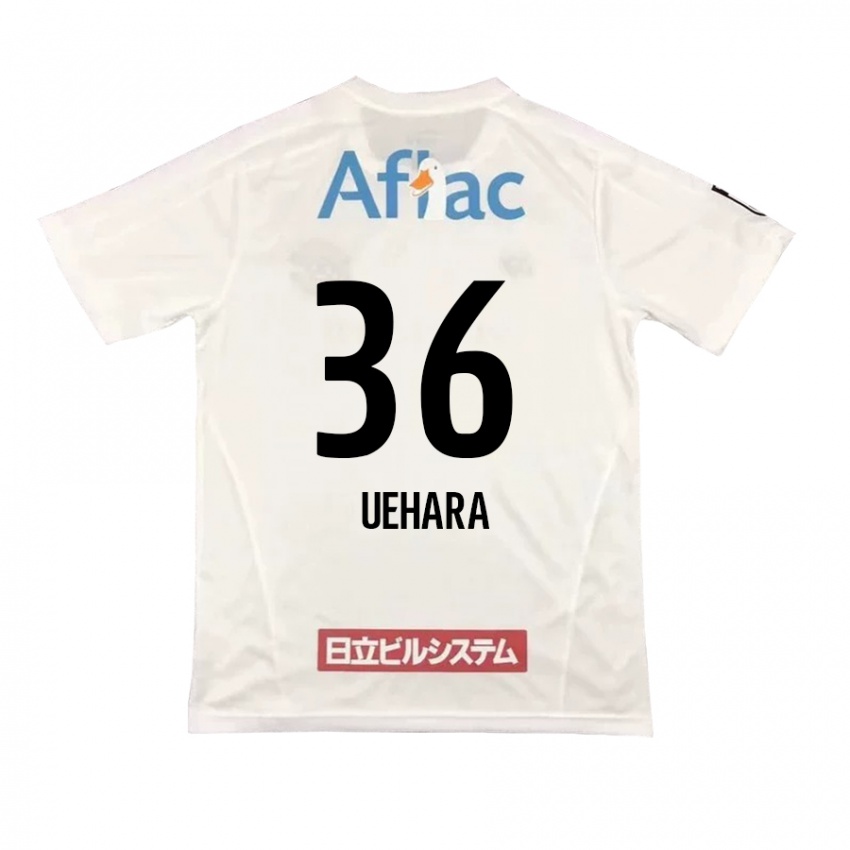 Homem Camisola Reo Uehara #36 Branco Preto Alternativa 2024/25 Camisa