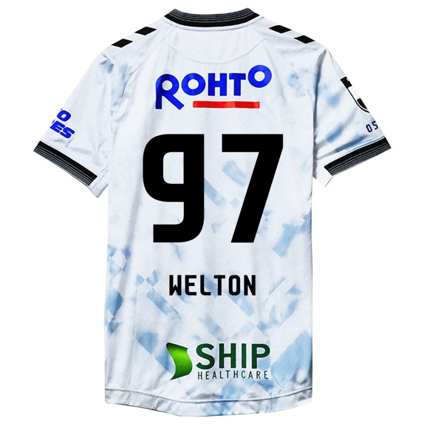 Homem Camisola Welton #97 Branco Preto Alternativa 2024/25 Camisa