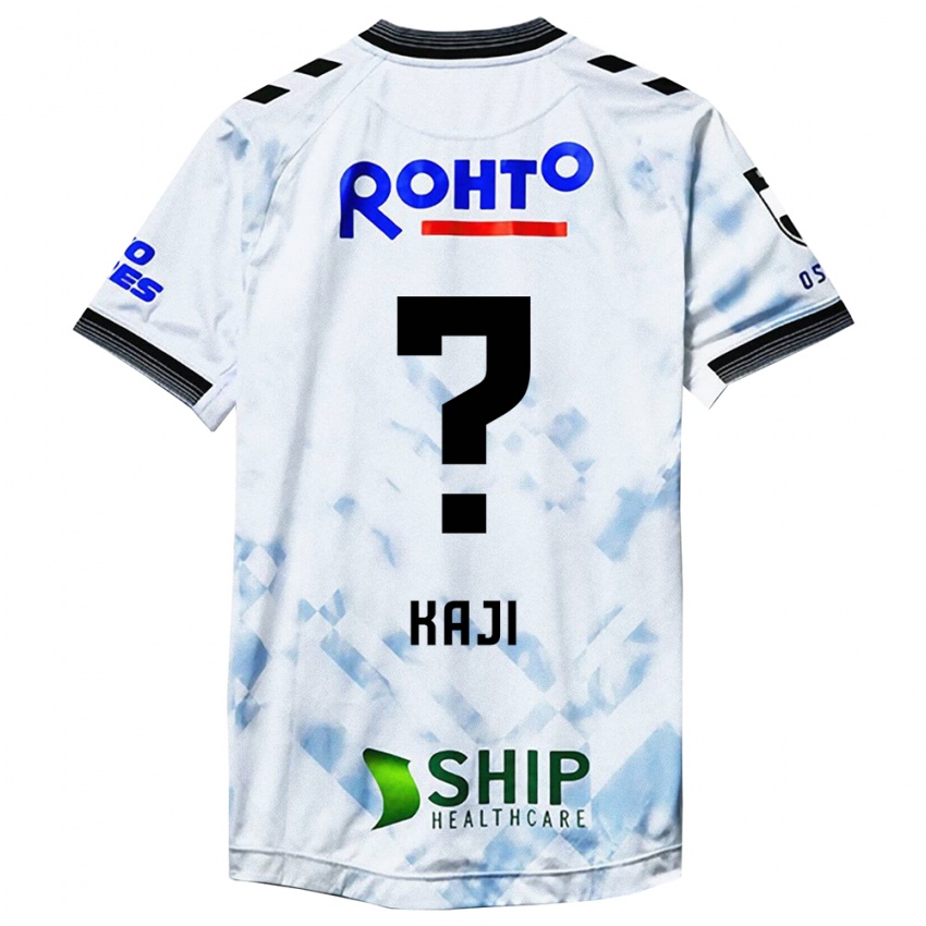 Homem Camisola Rihito Kaji #0 Branco Preto Alternativa 2024/25 Camisa