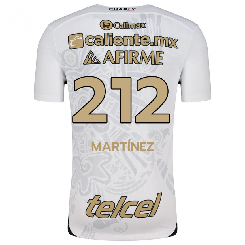 Homem Camisola Juan Martínez #212 Branco Preto Alternativa 2024/25 Camisa