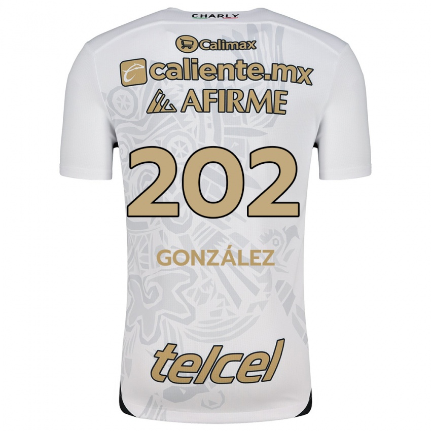 Homem Camisola Joban González #202 Branco Preto Alternativa 2024/25 Camisa