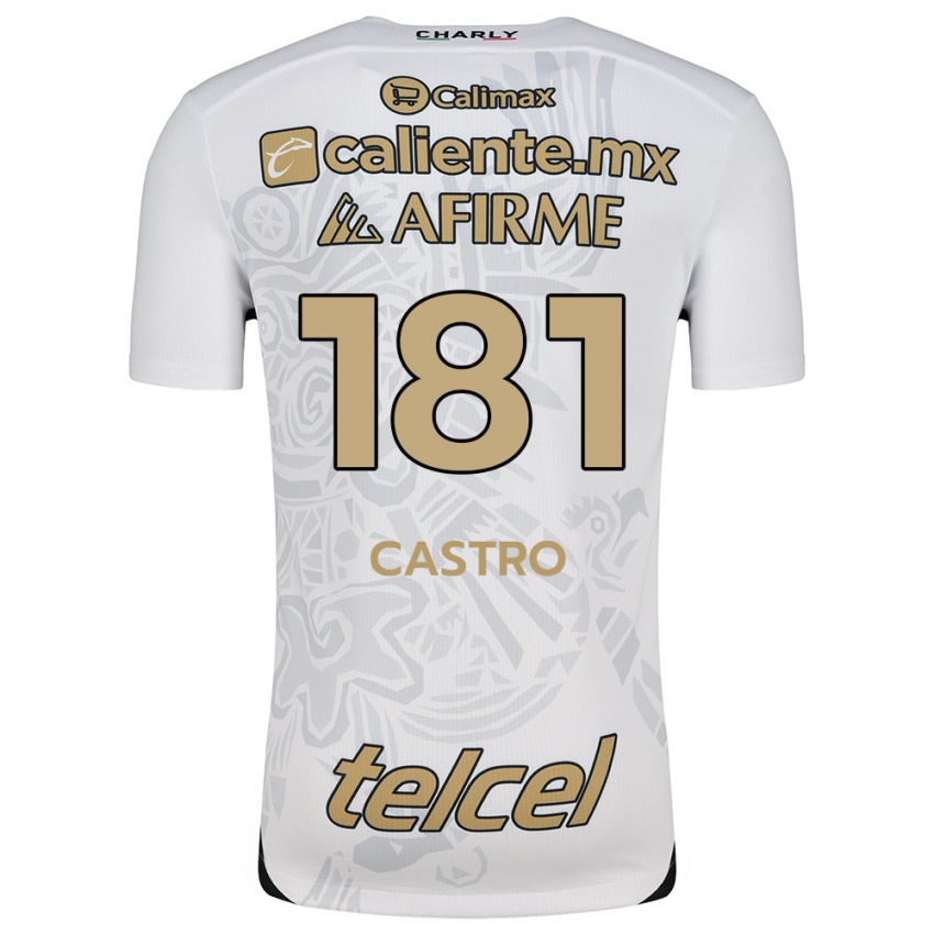 Homem Camisola José Castro #181 Branco Preto Alternativa 2024/25 Camisa