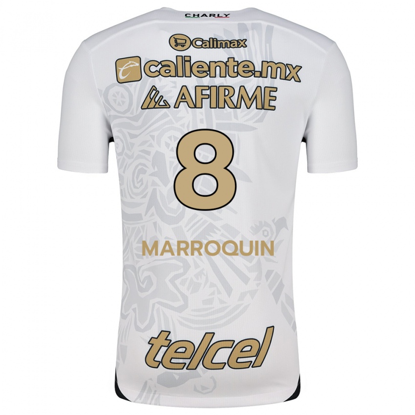 Homem Camisola Ammanda Marroquin #8 Branco Preto Alternativa 2024/25 Camisa