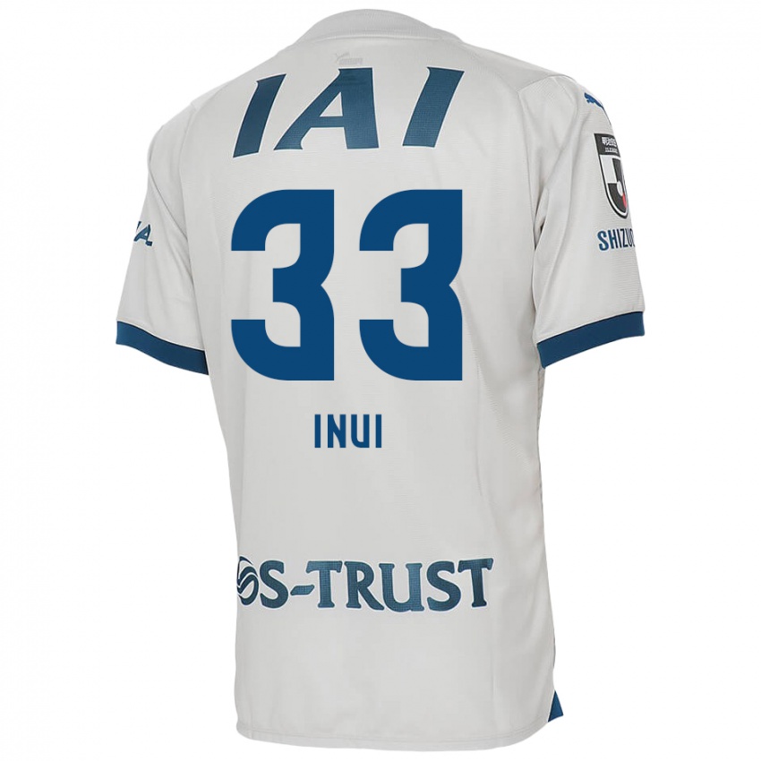 Homem Camisola Takashi Inui #33 Branco Azul Alternativa 2024/25 Camisa