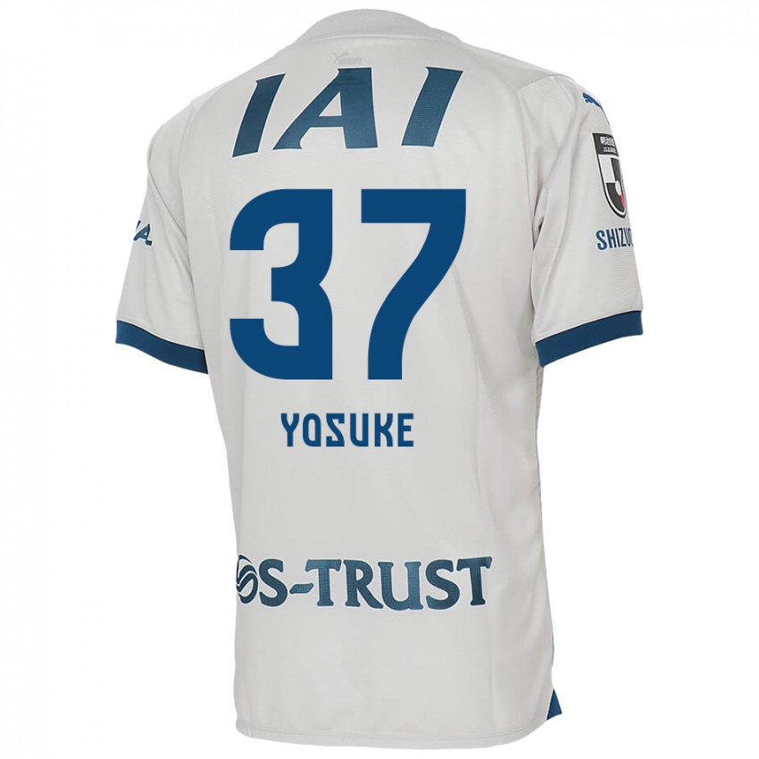 Homem Camisola Yosuke Morishige #37 Branco Azul Alternativa 2024/25 Camisa