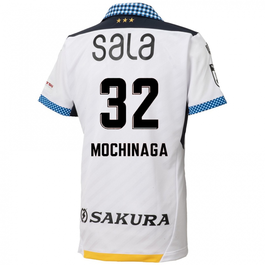 Homem Camisola Aiga Mochinaga #32 Branco Preto Alternativa 2024/25 Camisa