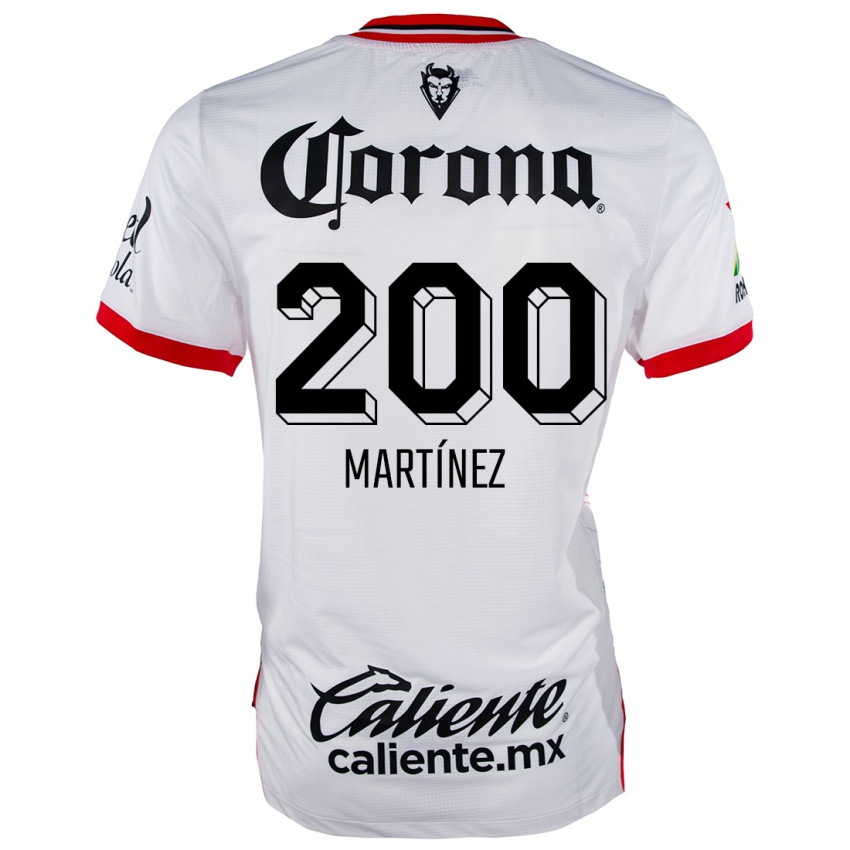 Homem Camisola Edgar Martínez #200 Branco Vermelho Alternativa 2024/25 Camisa