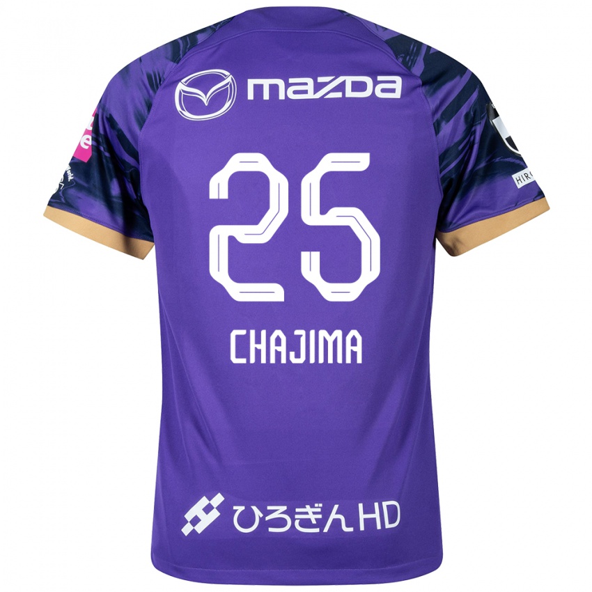 Mulher Camisola Yusuke Chajima #25 Roxo Branco Principal 2024/25 Camisa